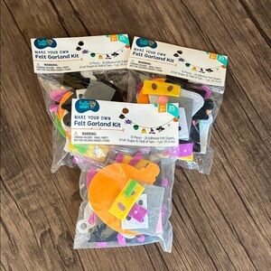 Halloween Craft Felt Garland Kit Set